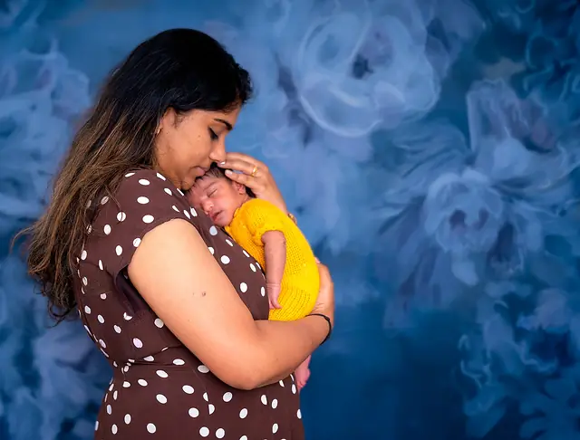 Newborn portrait session