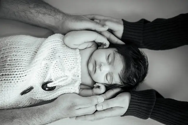 Newborn portrait session