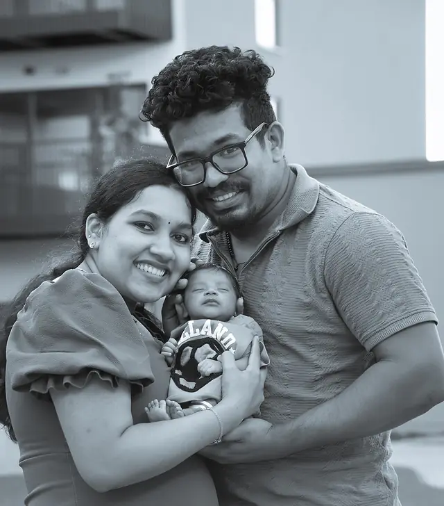 Newborn portrait session