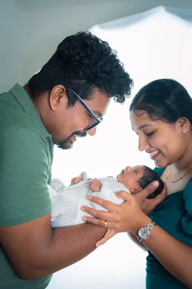 Newborn with family, Dublin