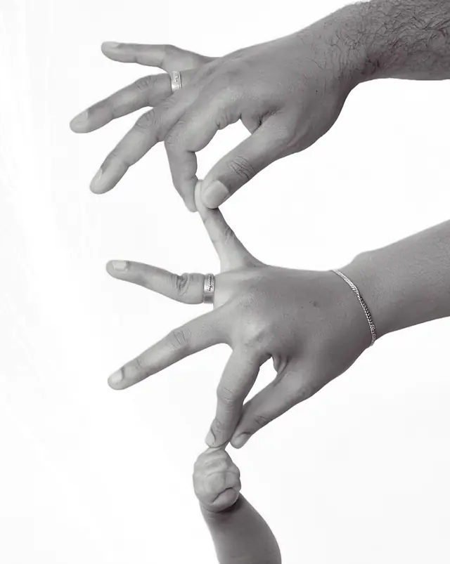 Newborn hand detail